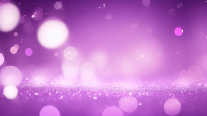 silver and purple glitter vintage lights background, defocused