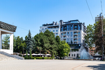 old town square country in Chisinau