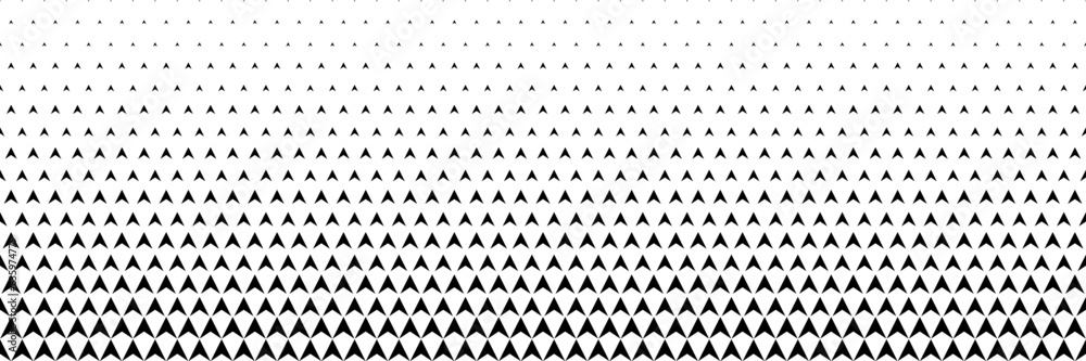 Aufkleber horizontal black halftone of arrow design for pattern and background.