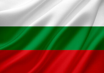 Flag The Republic of Bulgaria is a country in South-Eastern Europe, in the west of the Balkans. High quality 