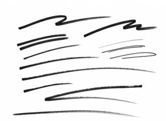 marker lines isolated brush stroke mark hand draw
