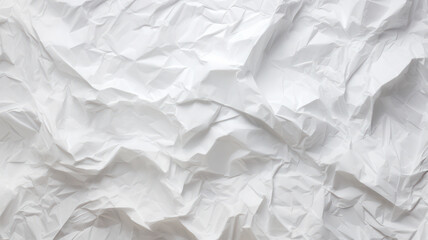 Fototapeta premium White paper with crumpled effect