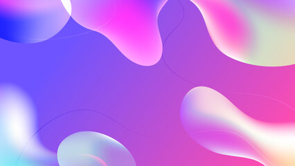Abstract purple background with bubbles
