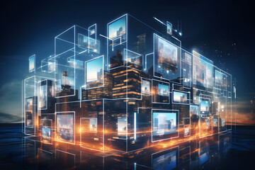 The concept of digital transformation for the next generation is ready to face tomorrow. Generative AI