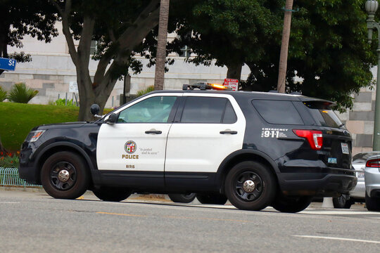 Los Angeles, California: LAPD Los Angeles Police Department Car