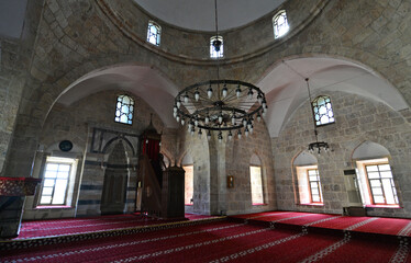 Obraz premium Located in Payas, Hatay, Turkey, the Sokollu Mehmet Pasha Complex was built by Mimar Sinan in the 16th century.