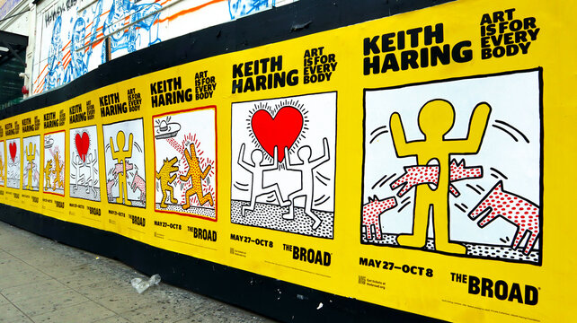Los Angeles, California: KEITH HARING Posters to presents the first-ever The Broad Museum exhibition in Los Angeles of Keith Haring&rsquo;s from May 27 to October 8, 2023