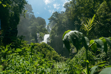 Natural Splendor: The Majestic Tuliman Waterfall in Zacatlán, Puebla, Mexico