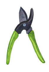 Watercolor pruner