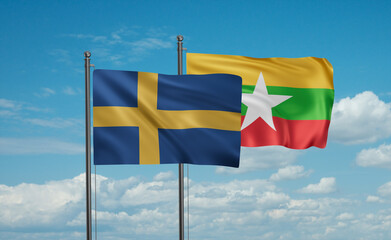 Myanmar Faso flag