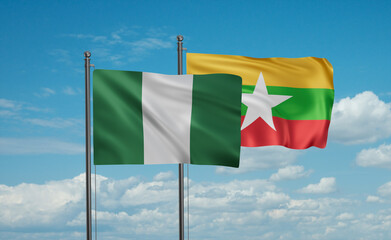Myanmar Faso flag