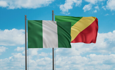 Congo and Nigeria flag