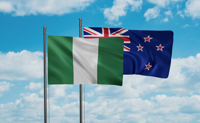 New Zealand and Nigeria flag