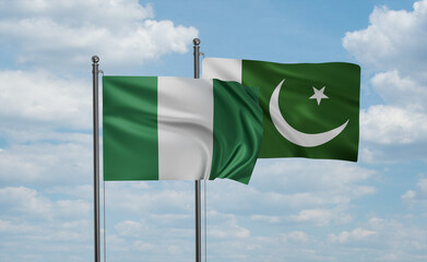 Pakistan and Nigeria flag
