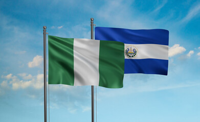 Salvador and Nigeria flag