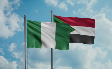 Sudan and Nigeria flag