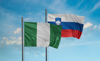 Slovenia and Nigeria flag