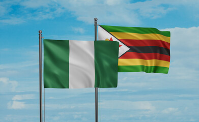 Zimbabwe and Nigeria flag