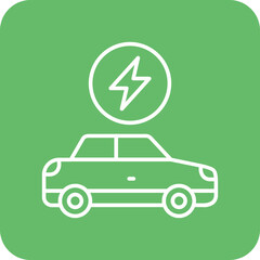 Electric Car Icon