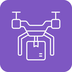 Drone Delivery Icon