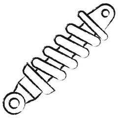 Obraz premium Hand drawn Suspension icon