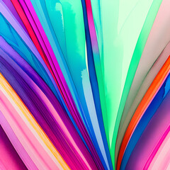 Abstract rainbow colored spectrum