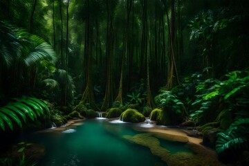 waterfall in the forest