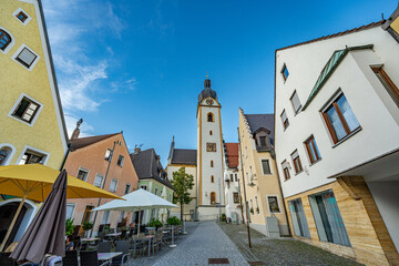 Sommerabend in Schwandorf in der Oberpfalz