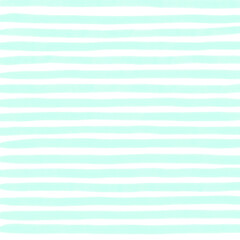 Mint Green Hand Drawn Stripe Background