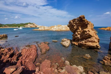 Cercles muraux Cala Pregonda, île de Minorque, Espagne Pregonda beach in the north of Menorca (Spain)