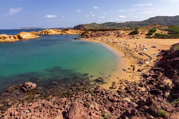Foto op Plexiglas Cala Pregonda, Menorca Eiland, Spanje Pregonda beach in the north of Menorca (Spain)