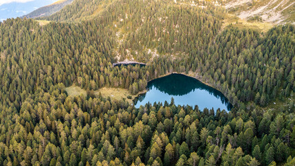 Aerial view of the two 