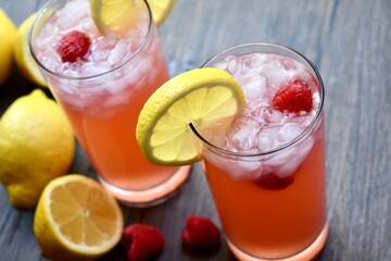 Raspberry lemonade