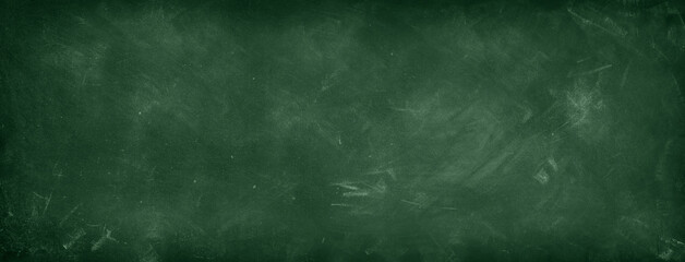 Chalk rubbed out on green chalkboard background © Stillfx