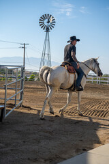 Man Riding Horse