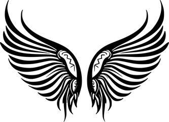 Wings - High Quality Vector Logo - Vector illustration ideal for T-shirt graphic