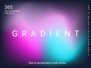 Liquid on colorful background. Bright mesh blurred pattern in pink, blue, green tones.