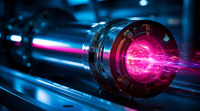 Particle Accelerator Beam - Generative Ai