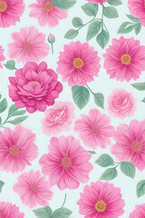 Fototapeta premium Pattern of Roses