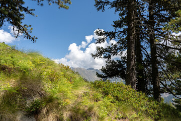 Monte Rosa is the largest mountain massif in the Alps