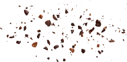 Impressive coffee bean explosion - - Ready to use PNG Cutout Premium Isolated Image