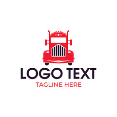 Logistic truck logo design