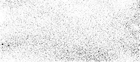 Snow, stars, twinkling lights, rain drops on black background. Abstract vector noise. Small particles of debris and dust. Distressed uneven grunge texture overlay.