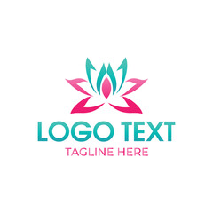 Lotus flower logo design