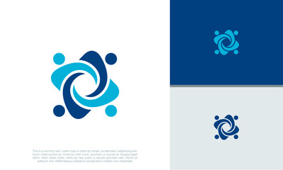 Human Resources Consulting Company, Global Community Logo.	