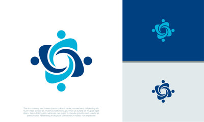 Human Resources Consulting Company, Global Community Logo.	