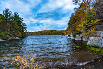 Autumn on Lake Minnewaska