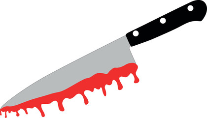 Bloody Knife SVG Cut File for Cricut and Silhouette, EPS Vector, PNG , JPEG , Zip Folder - obrazy, fototapety, plakaty