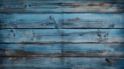 Fototapeta premium Close up of blue painted wooden Planks. Wooden Background Texture 