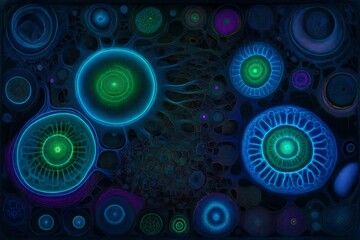 abstract background with circles